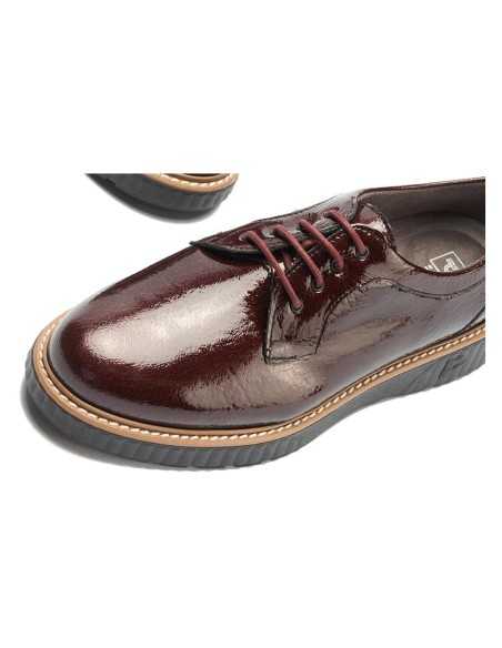 JucaZapatos - Pitillos 11551 - BURDEOS - Blucher en Charol Burdeos