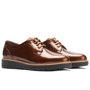 JucaZapatos - Pitillos 11551 - BURDEOS - Blucher en Charol Burdeos 2