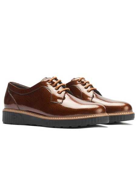 JucaZapatos - Pitillos 11551 - CUERO - Blucher en Charol Cuero