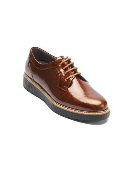 JucaZapatos - Pitillos 11551 - CUERO - Blucher en Charol Cuero