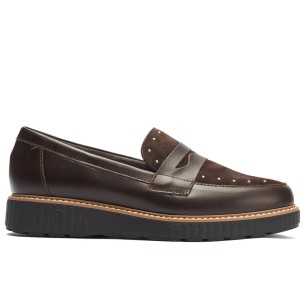 JucaZapatos - Pitillos 11620 - MARRON - Mocasín antifaz combinado napa con charol coco Marrón