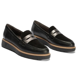 JucaZapatos - Pitillos 108 - NEGRO - Mocasín Mujer Cuña Baja Negro 2