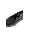 JucaZapatos - Pitillos 11555 - NEGRO - Blucher cordón terciopelo combinado charol con tejido Negro