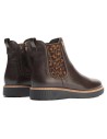 JucaZapatos - Pitillos 11556 - MARRON - Botín chelsea en napa con elástico fantasía Marrón