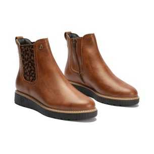 JucaZapatos - Pitillos 11556 - CUERO - Botín chelsea en napa con elástico fantasía Cuero 2