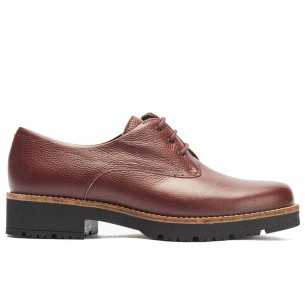 JucaZapatos - Pitillos 11542 - MARRON - Blucher en charol coco Marrón