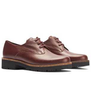 JucaZapatos - Pitillos 11542 - MARRON - Blucher en charol coco Marrón 2