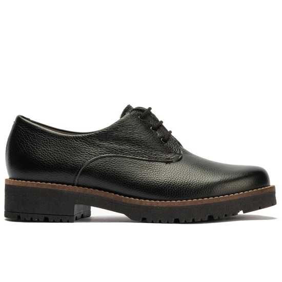 JucaZapatos - Pitillos 11561 - NEGRO - Blucher en napa con grano Negro