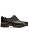 JucaZapatos - Pitillos 11561 - NEGRO - Blucher en napa con grano Negro