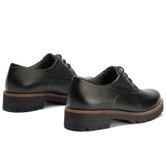 JucaZapatos - Pitillos 11561 - NEGRO - Blucher en napa con grano Negro