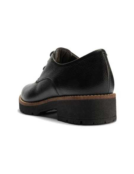 JucaZapatos - Pitillos 11561 - NEGRO - Blucher en napa con grano Negro