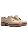 JucaZapatos - Pitillos 11561 - TOPO - Blucher en napa con grano Topo