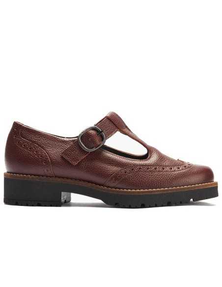 JucaZapatos - Pitillos 11565 - BURDEOS - Gilda en napa con grano Burdeos