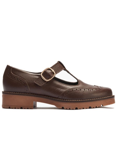 JucaZapatos - Pitillos 11565 - MARRON - Gilda en napa con grano Marrón
