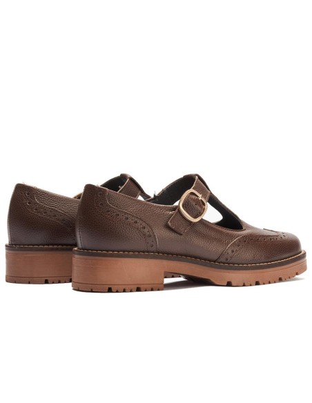 JucaZapatos - Pitillos 11565 - MARRON - Gilda en napa con grano Marrón