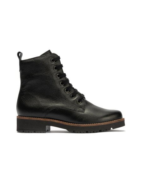 JucaZapatos - Pitillos 11567 - NEGRO - Botín militar en napa con grano Negro