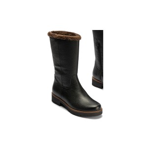 JucaZapatos - Pitillos 11567 - NEGRO - Botín militar en napa con grano Negro 2