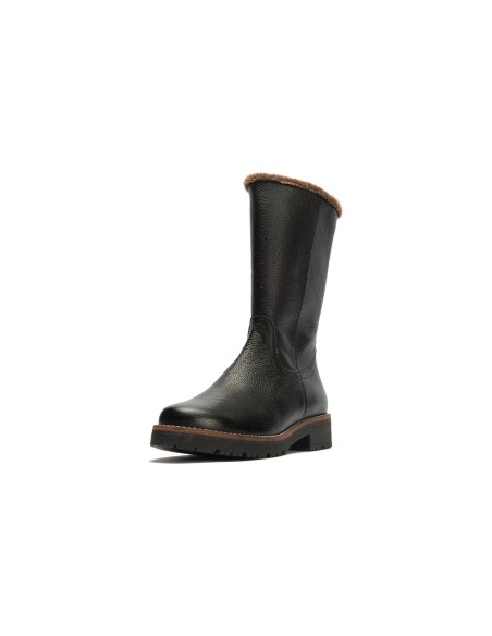 JucaZapatos - Pitillos 11568 - NEGRO - Botín militar en napa con grano Negro