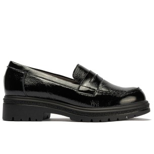 JucaZapatos - Pitillos 11573 - NEGRO - Mocasín antifaz en charol Negro