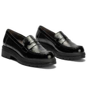 JucaZapatos - Pitillos 11573 - NEGRO - Mocasín antifaz en charol Negro 2