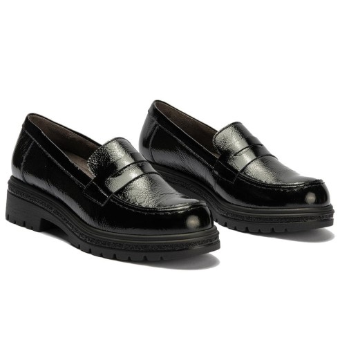 JucaZapatos - Pitillos 11573 - NEGRO - Mocasín antifaz en charol Negro