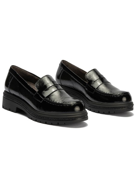 JucaZapatos - Pitillos 11573 - NEGRO - Mocasín antifaz en charol Negro