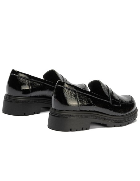 JucaZapatos - Pitillos 11573 - NEGRO - Mocasín antifaz en charol Negro