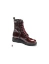 JucaZapatos - Pitillos 11574 - BURDEOS - Bota militar en charol con cremallera Burdeos