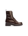 JucaZapatos - Pitillos 11574 - MARRON - Bota militar en charol con cremallera Marrón