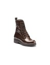 JucaZapatos - Pitillos 11574 - MARRON - Bota militar en charol con cremallera Marrón