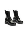 JucaZapatos - Pitillos 11574 - NEGRO - Bota militar en charol con cremallera Negro