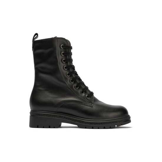 JucaZapatos - Pitillos 11575 - NEGRO - Bota militar en napa con cremallera Negro
