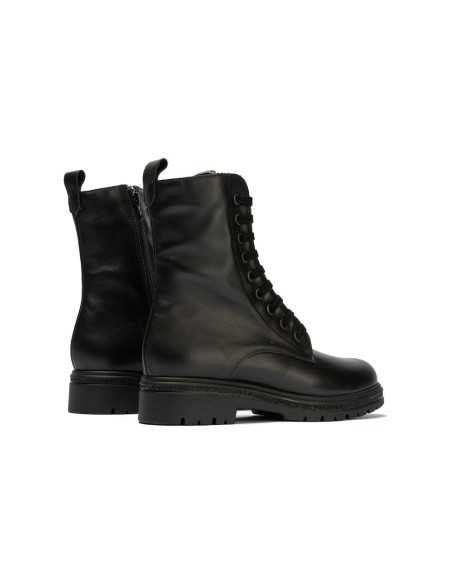 JucaZapatos - Pitillos 11575 - NEGRO - Bota militar en napa con cremallera Negro