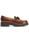 JucaZapatos - Pitillos 11576 - CUERO - Mocasín en charol con adorno Cuero