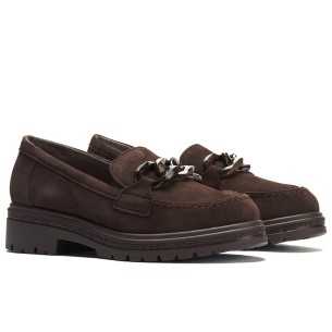 JucaZapatos - Pitillos 11578 - NEGRO - Mocasín en ante con adorno Negro 2