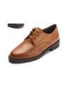 JucaZapatos - Pitillos 11580 - CUERO - Blucher en Napa Cuero