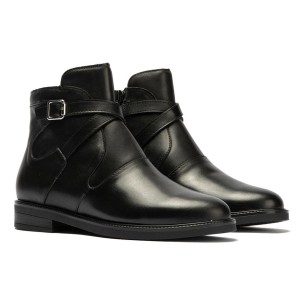 JucaZapatos - Pitillos 10802 - NEGRO - Botin Militar con Nylon con cremallera de mujer color negro 2