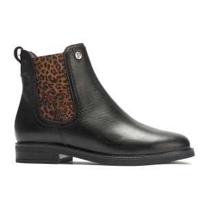 JucaZapatos - Pitillos 30508 - NEGRO - Botín chelsea en charol con elástico Negro