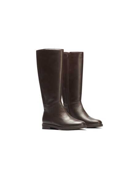 JucaZapatos - Pitillos 11585 - MARRON - Bota alta en napa con elástico Marrón