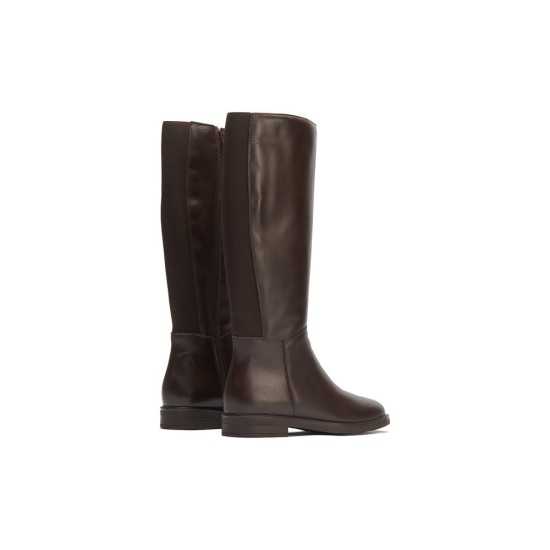 JucaZapatos - Pitillos 11585 - MARRON - Bota alta en napa con elástico Marrón