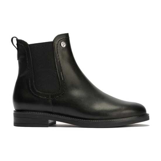 JucaZapatos - Pitillos 11586 - NEGRO - Botín chelsea en napa con elástico al tono Negro