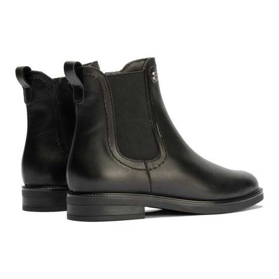 JucaZapatos - Pitillos 11586 - NEGRO - Botín chelsea en napa con elástico al tono Negro
