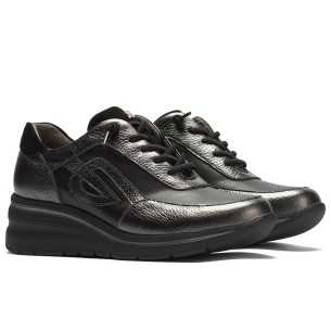 JucaZapatos - Pitillos 11100 - PIEDRA - Mocasín estilo deportivo con antifaz en piel Piedra 2