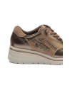 JucaZapatos - Pitillos 11610 - TOPO - Deportivo combinado laminado con napa con cordón elástico Topo