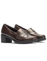 JucaZapatos - Pitillos 11620 - MARRON - Mocasín antifaz combinado napa con charol coco Marrón