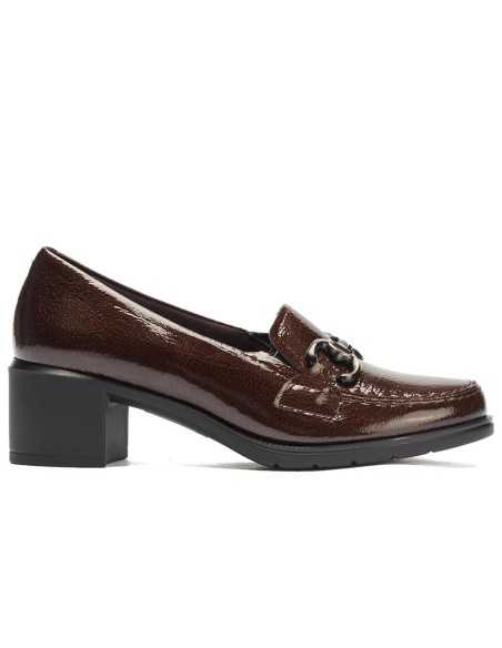 JucaZapatos - Pitillos 11621 - MARRON - Mocasín adorno en charol Marrón