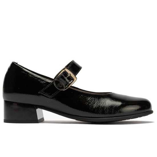 JucaZapatos - Pitillos 11631 - NEGRO - Mercedes en charol con velcro Negro