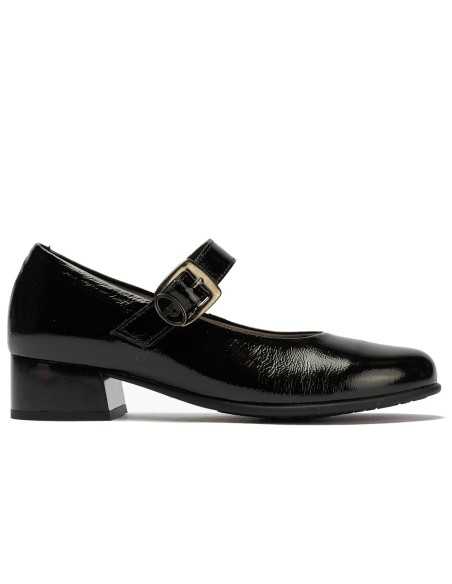 JucaZapatos - Pitillos 11631 - NEGRO - Mercedes en charol con velcro Negro