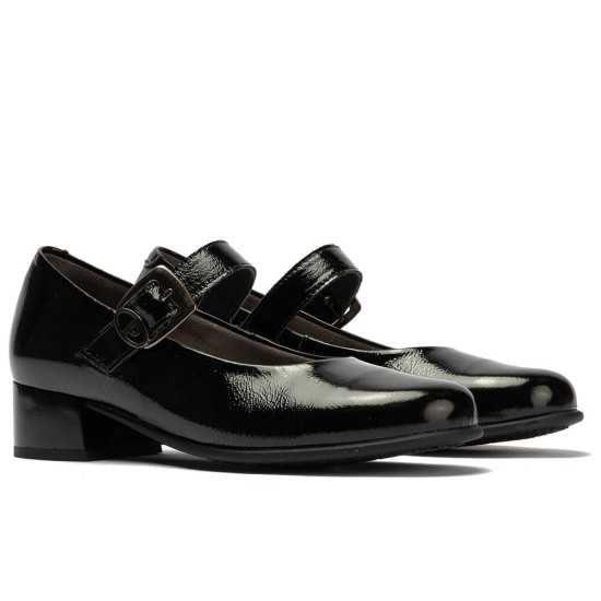 JucaZapatos - Pitillos 11631 - NEGRO - Mercedes en charol con velcro Negro