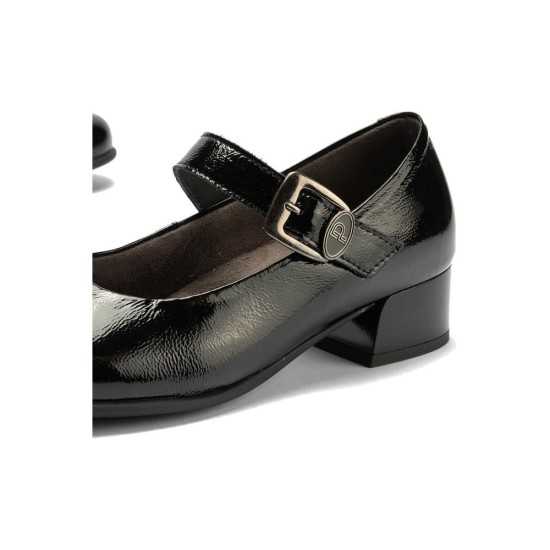 JucaZapatos - Pitillos 11631 - NEGRO - Mercedes en charol con velcro Negro